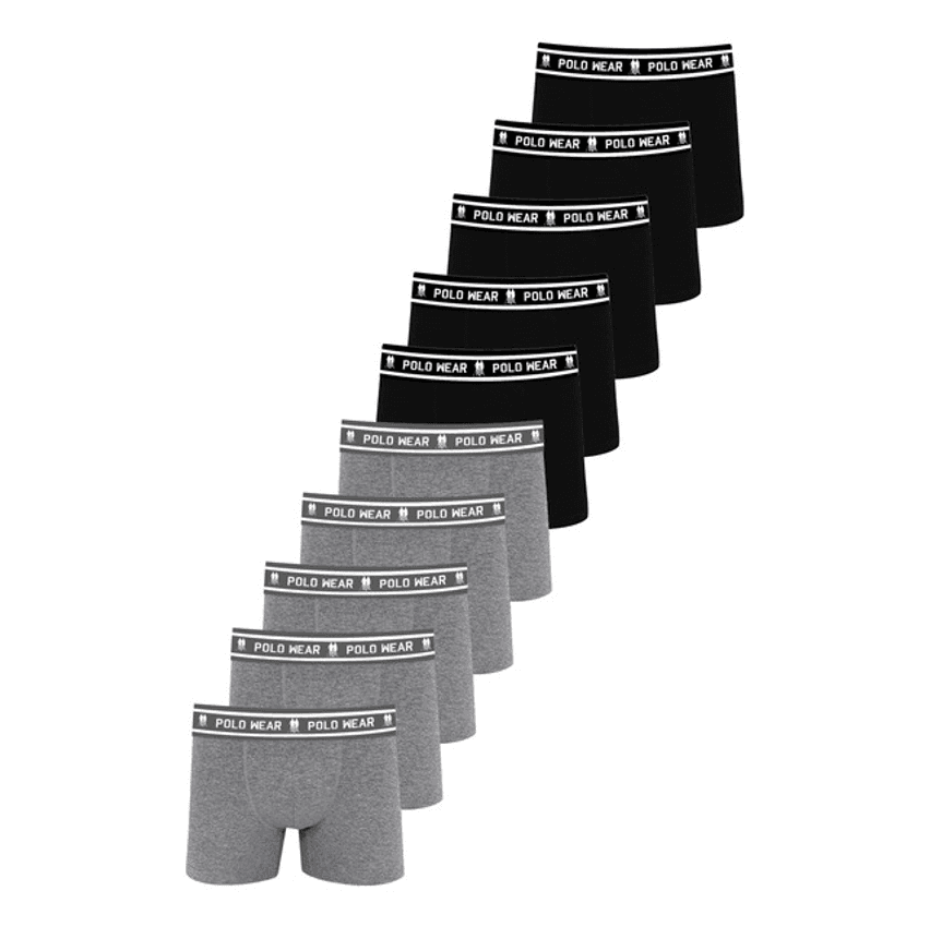 Kit 10 Cuecas Algodão Polo Wear Sortido
