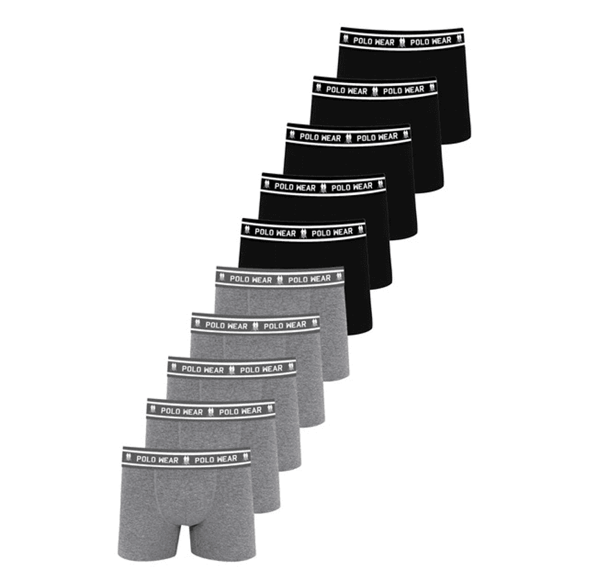 Kit 10 Cuecas Algodão Polo Wear Sortido