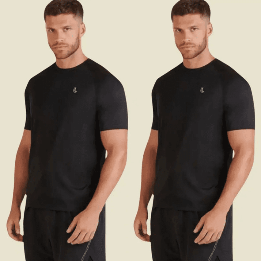 Kit 2 Camiseta Dry Fit Masculina Lupo Básica Academia