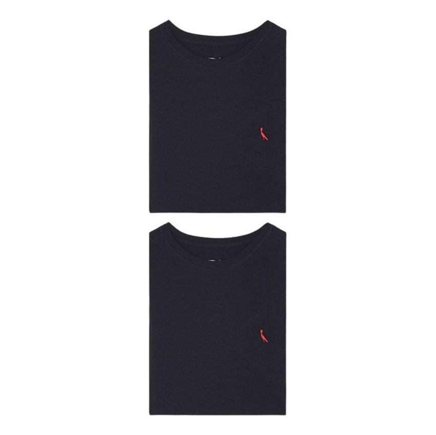 Kit 2 Camisetas Brasa Pica Pau Bordado Reserva