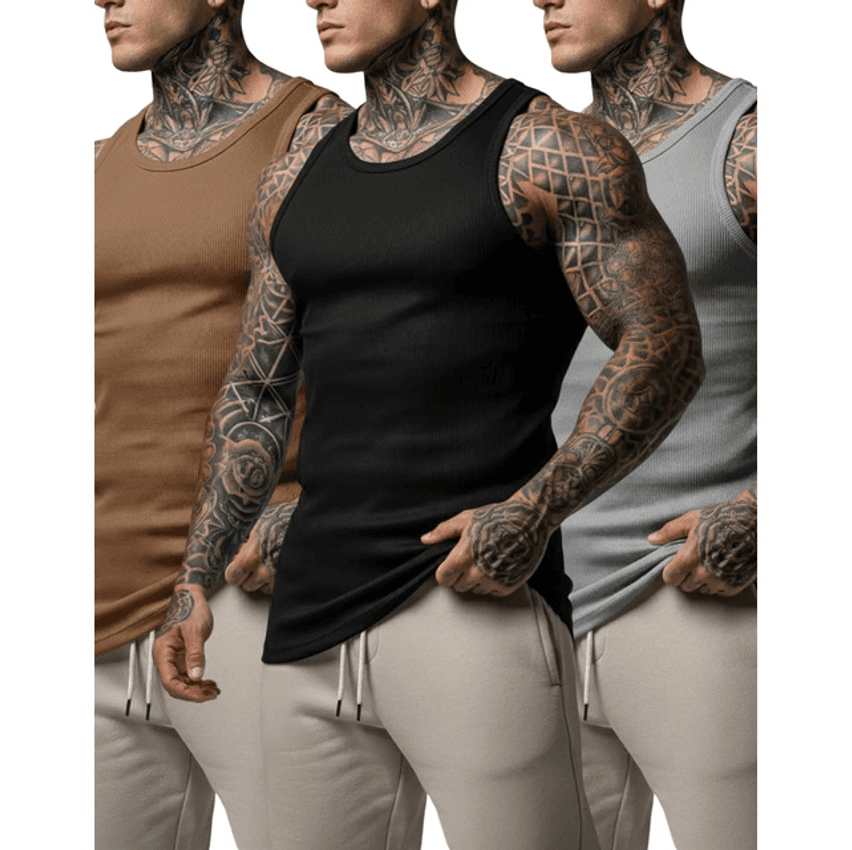 Kit 3 Regata Modelo Americano Canelada Premium