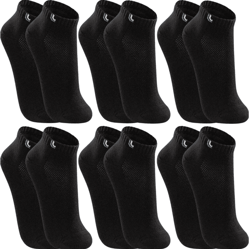 Kit 6 Pares Meias Lupo Cano Curto Academia Algodão