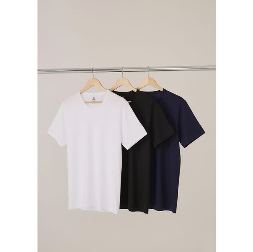 Kit Com 3 Camisetas Masculinas Básicas Slim Hering