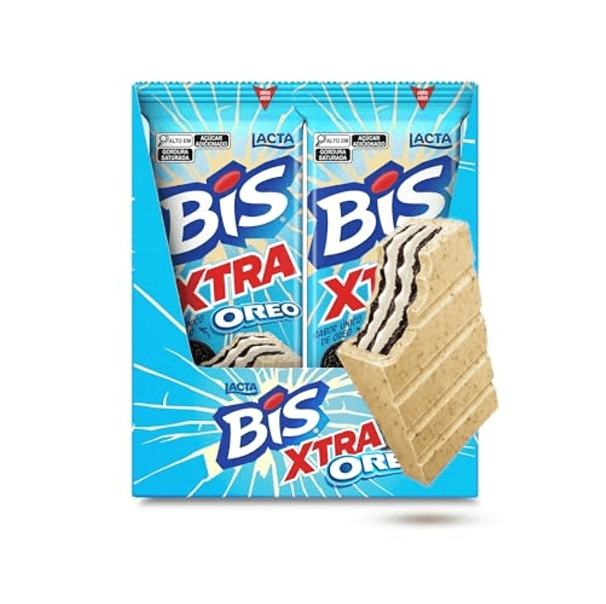 Lacta Bis Xtra Oreo - Caixa Com 24 Unidades De 45G