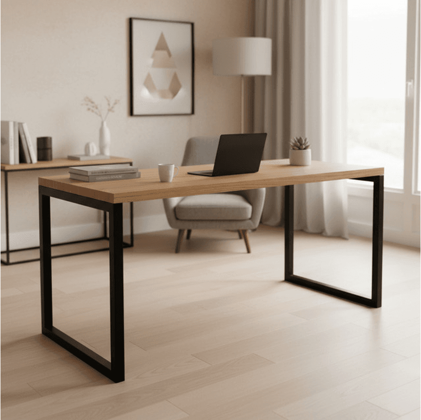 Mesa Vintage 150x60 Mdp E Ferro - Resistente