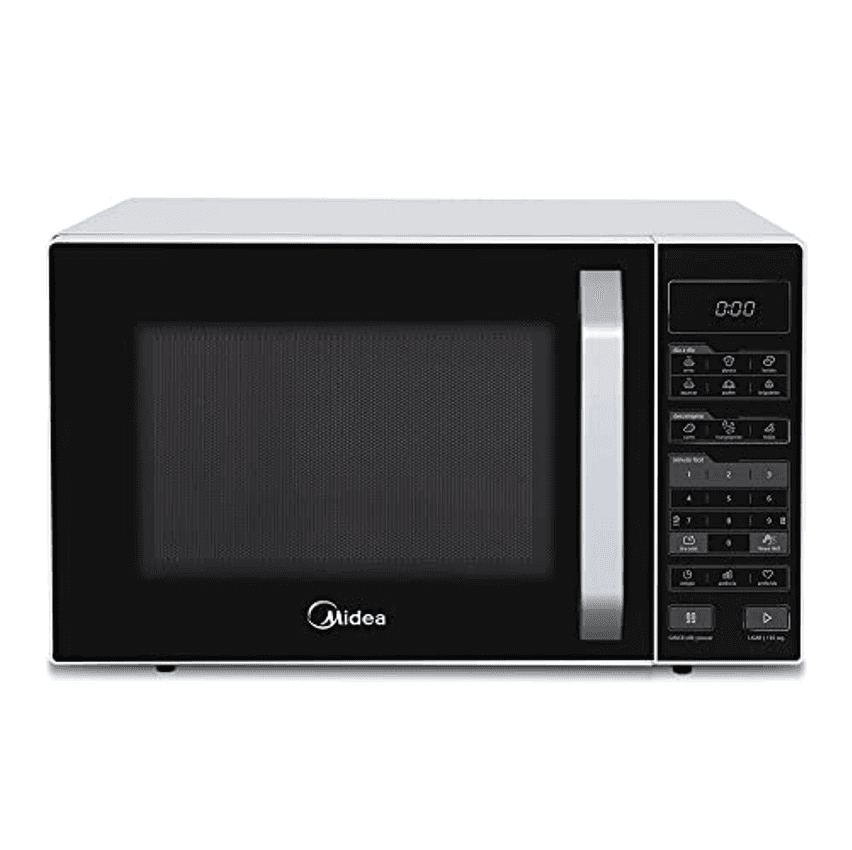 Micro-ondas 27L Branco e Preto Midea LED 127V MXSA27P1