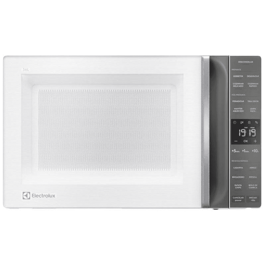 Micro-ondas Electrolux 36L Branco e Cinza ME36B