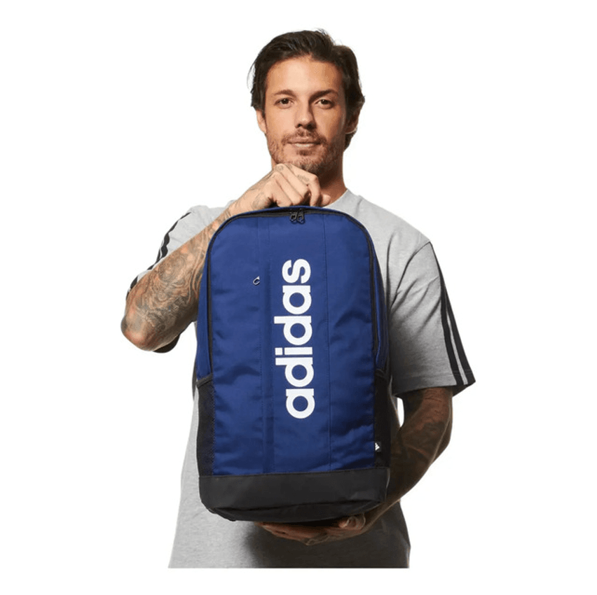 Mochila Linear adidas Azul Liso