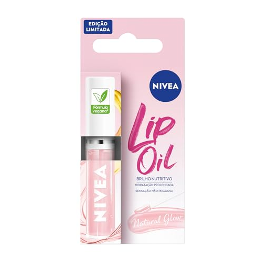 NIVEA Lip Oil Brilho Nutritivo Natural Glow 5,5ml