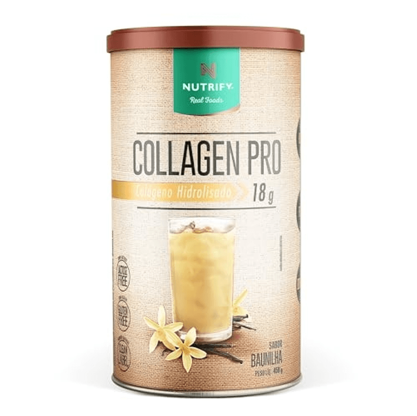 Nutrify - Colágeno Collagen Pro - Baunilha - 450g