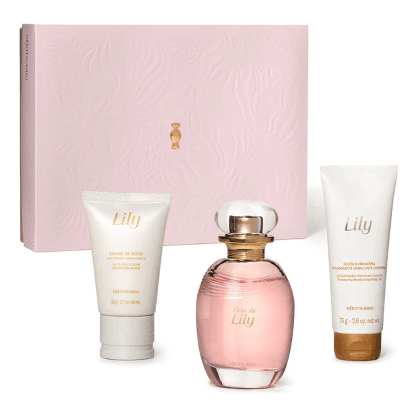 O Boticário Kit Presente Lily Soleil (3 Itens)