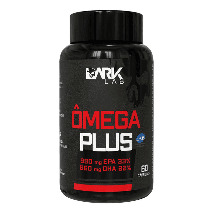 Omega Plus 60 Cápsulas Ômega 3 Dark Lab Sem Sabor