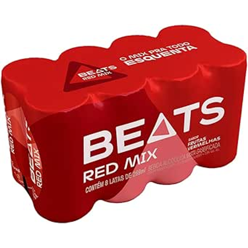 Pack de Beats Red Mix 269ml, Lata, Caixa 8 Unidades