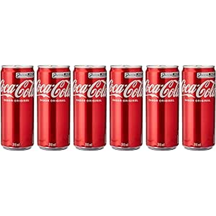 Pack De Coca-cola Lata 310 Ml 6 Unidades