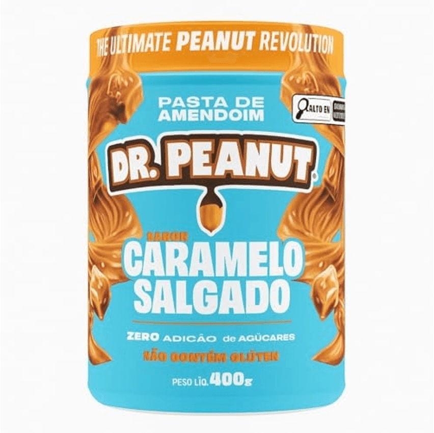 Pasta de Amendoim (400g), Caramelo Salgado, Dr Peanut
