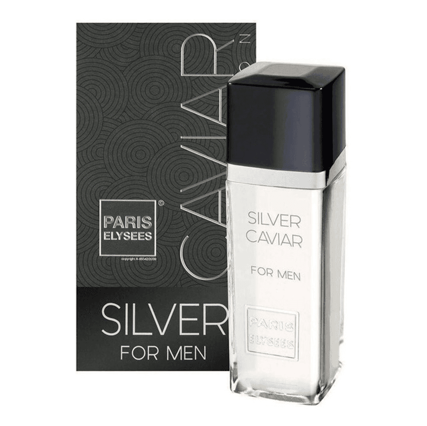 Perfume Silver Caviar Paris Elysees Masculino 100 Ml