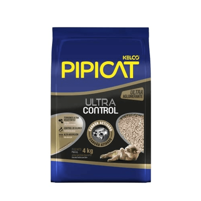 Pipicat Areia Higiênica Ultra Control 4 kg