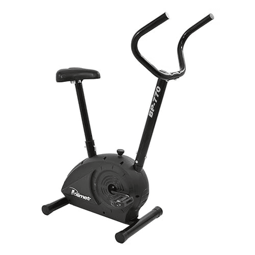 Polimet Bicicleta Ergométrica Bp-770, Preto