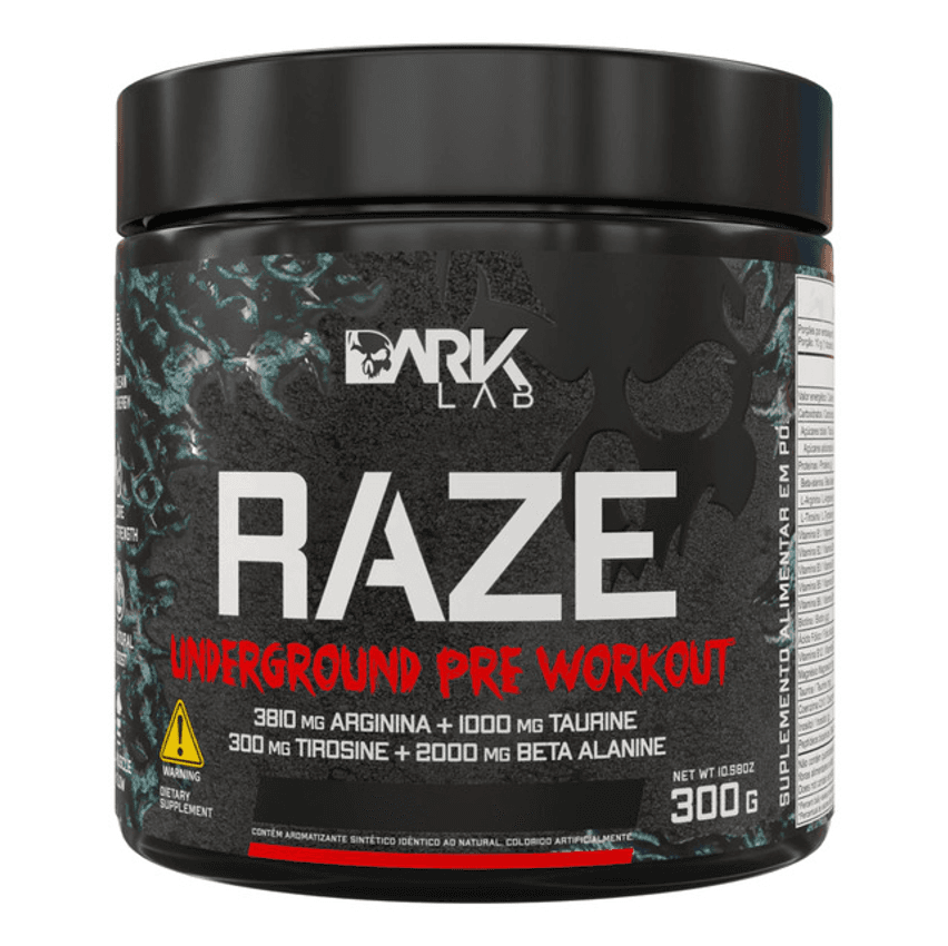 Pre Treino Raze Melancia 300g Dark Lab