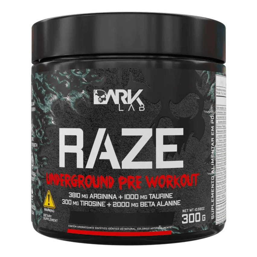 Pre Treino Raze Melancia 300g Dark Lab