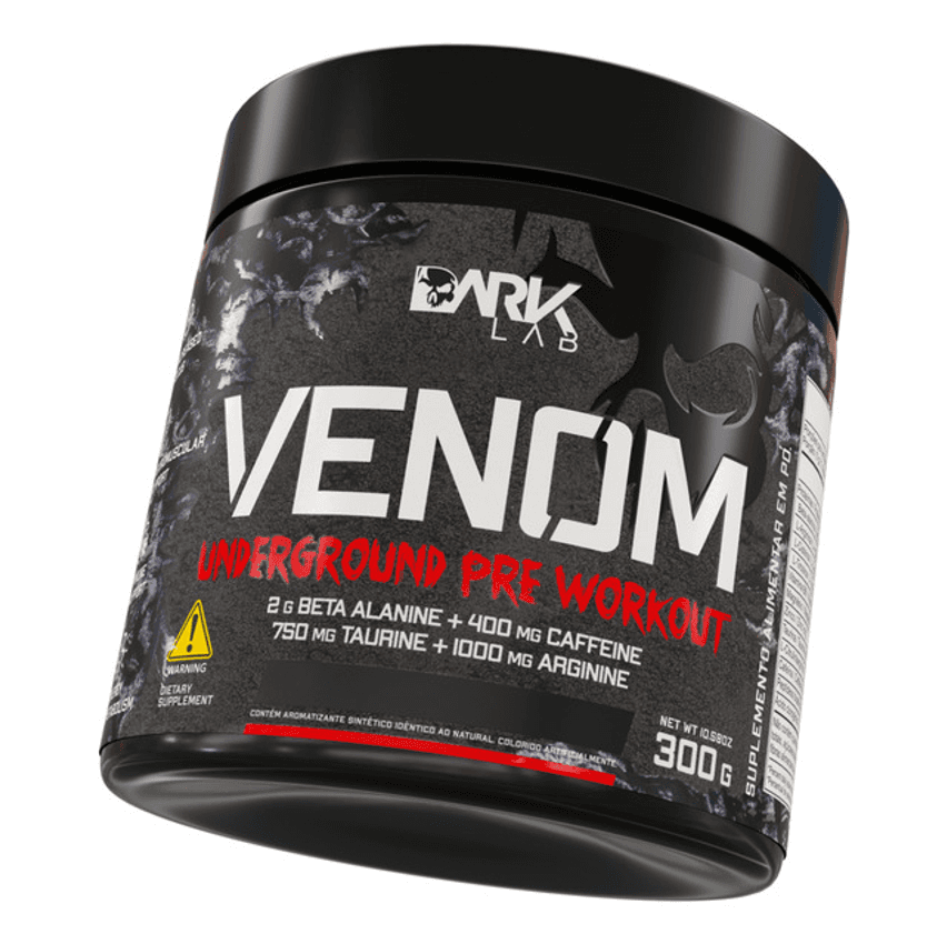 Pre Treino Venom Underground 300g Limão Dark Lab
