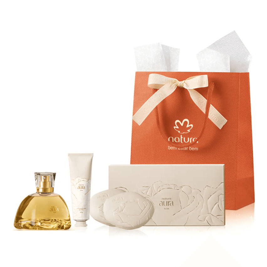 Presente Kit Aura Alba Natura Feminino Original
