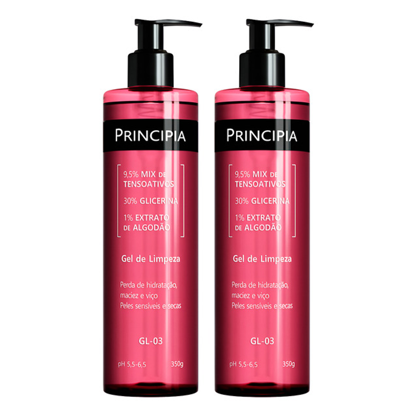 Principia Kit C/ 2 Gel De Limpeza Facial Gl-03 350g