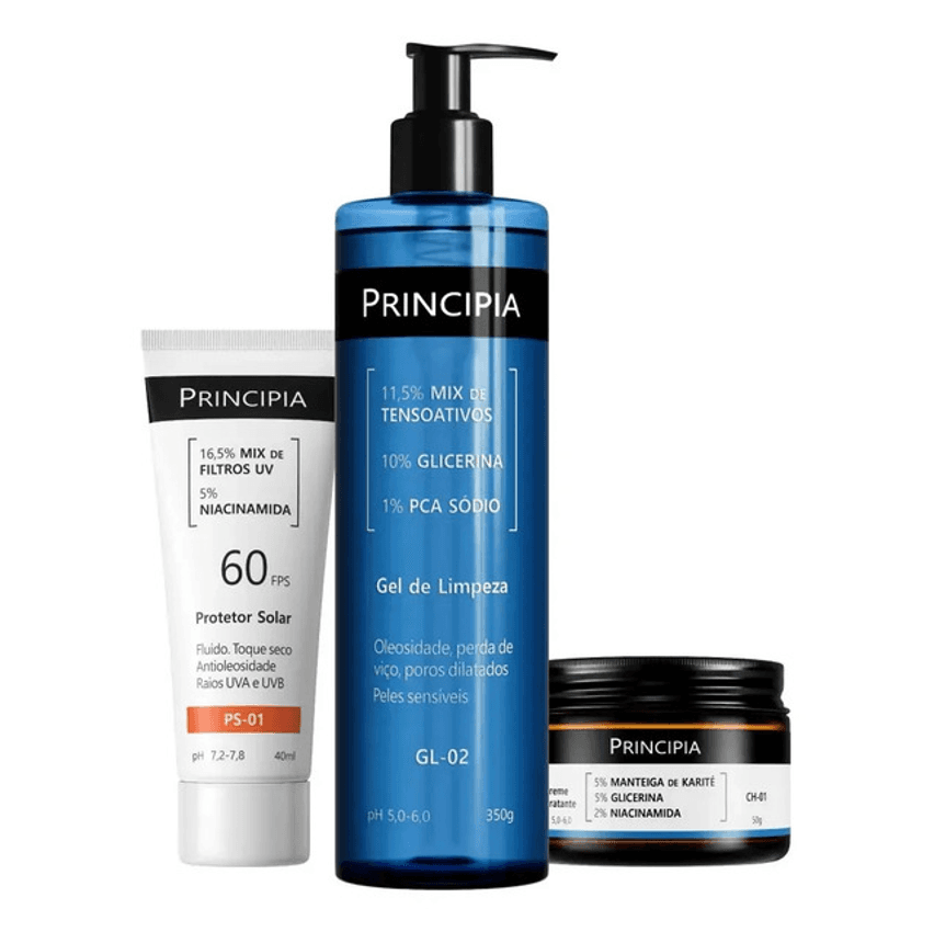 Principia Kit Completo Para Pele Sensível Com Fps 60