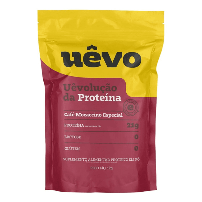 Proteína Em Pó Uêvolução Sabor Café Mocaccino 1kg Uêvo