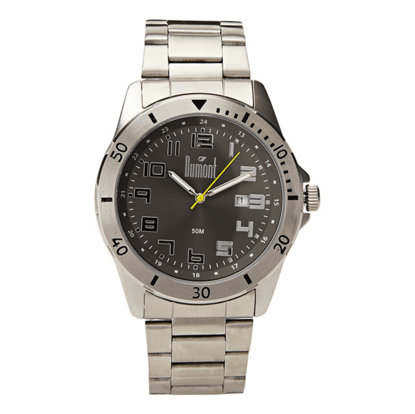 Relógio Analógico Berlim Masculino Prata Dumont