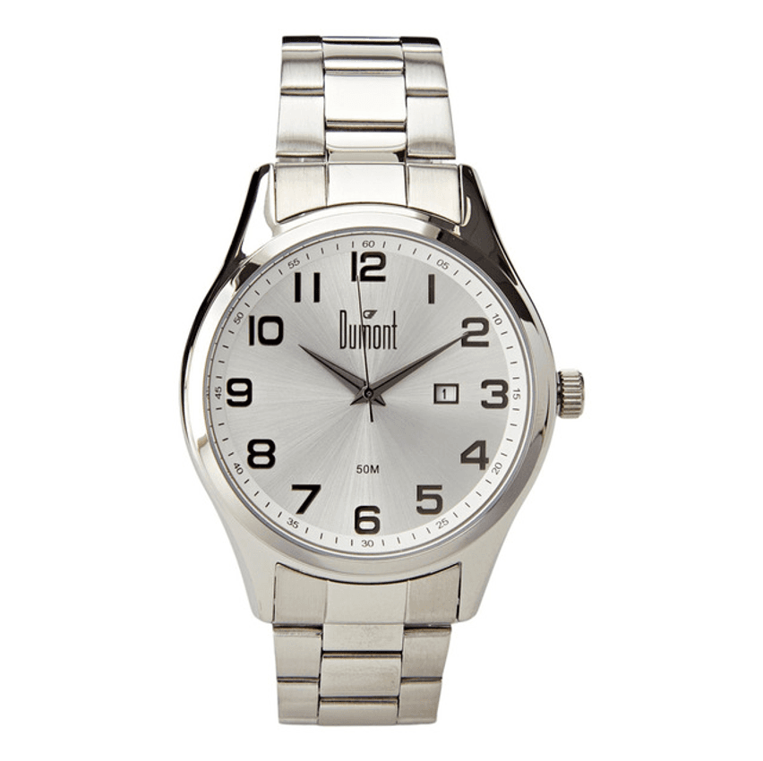 Relógio Berlim Masculino Prata Dumont