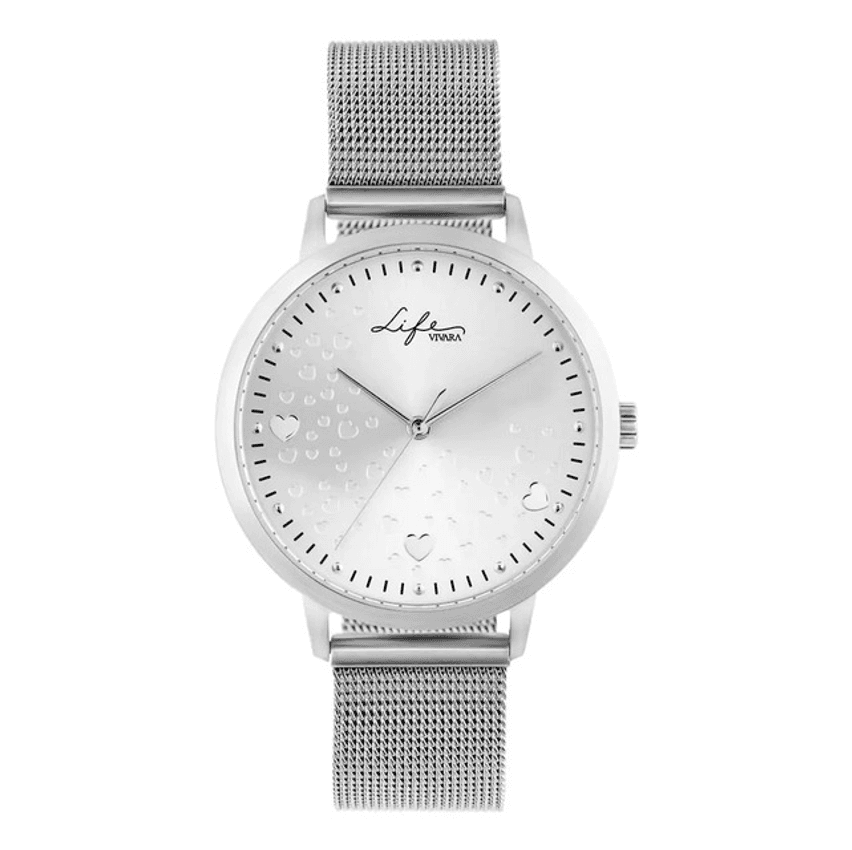 Relógio Life Amor Feminino Aço Prateado Prateado