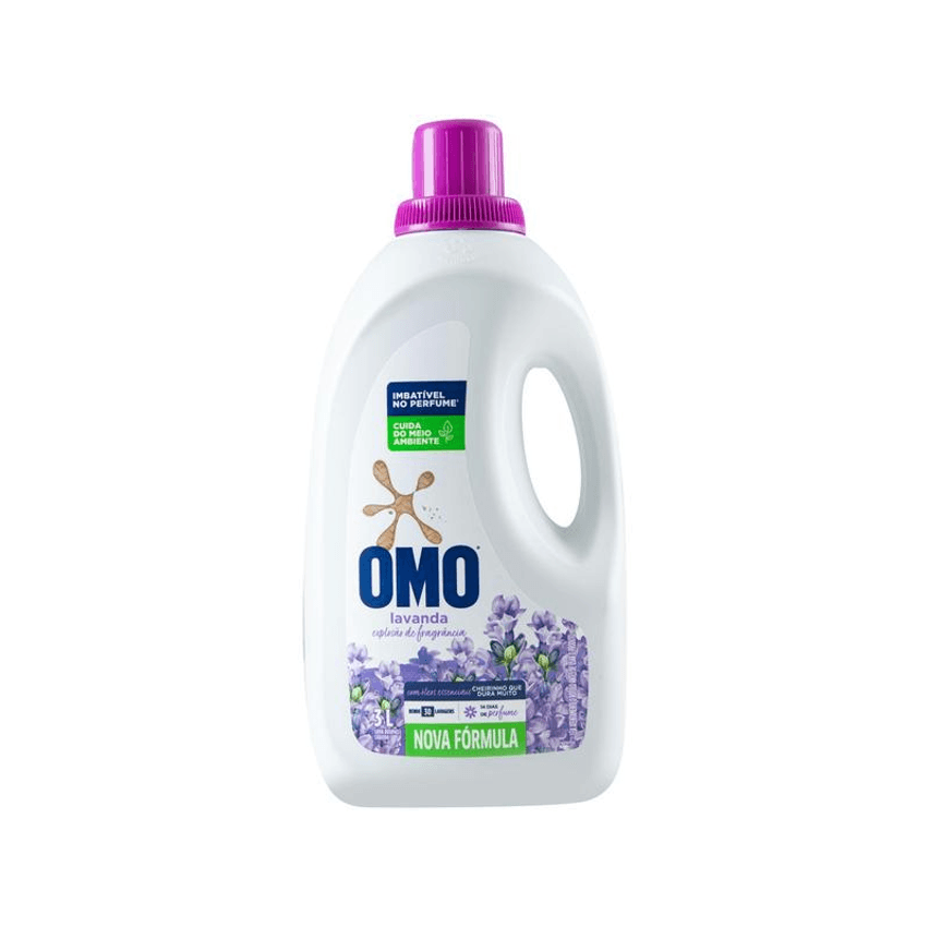 Sabão Líquido Omo Lavagem Perfeita Lavanda 3L