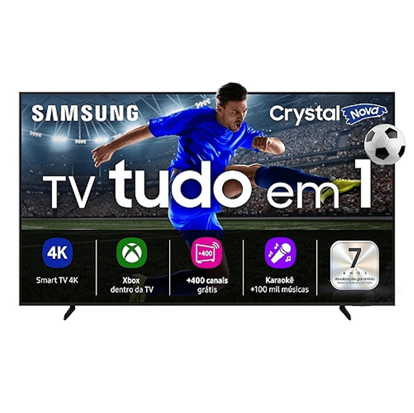 Samsung Smart TV 50" Crystal UHD 4K U8100F 2025
