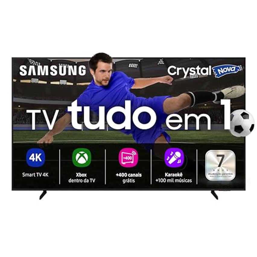 Samsung Smart TV 55" Crystal UHD 4K U8600F 2025