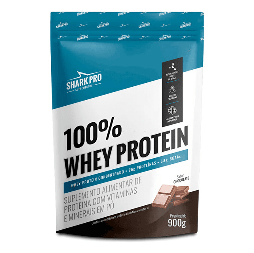 Shark Pro - 100% Whey Protein 900g - Chocolate