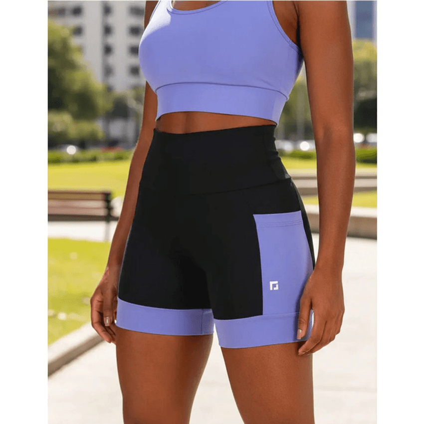 Shorts Para Corrida De Compressão Feminino
