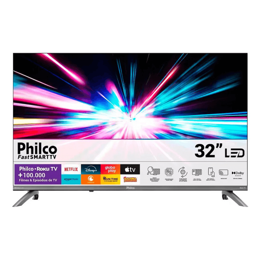 Smart Tv 32 Hd P32crb Roku Tv Hdr10 Philco