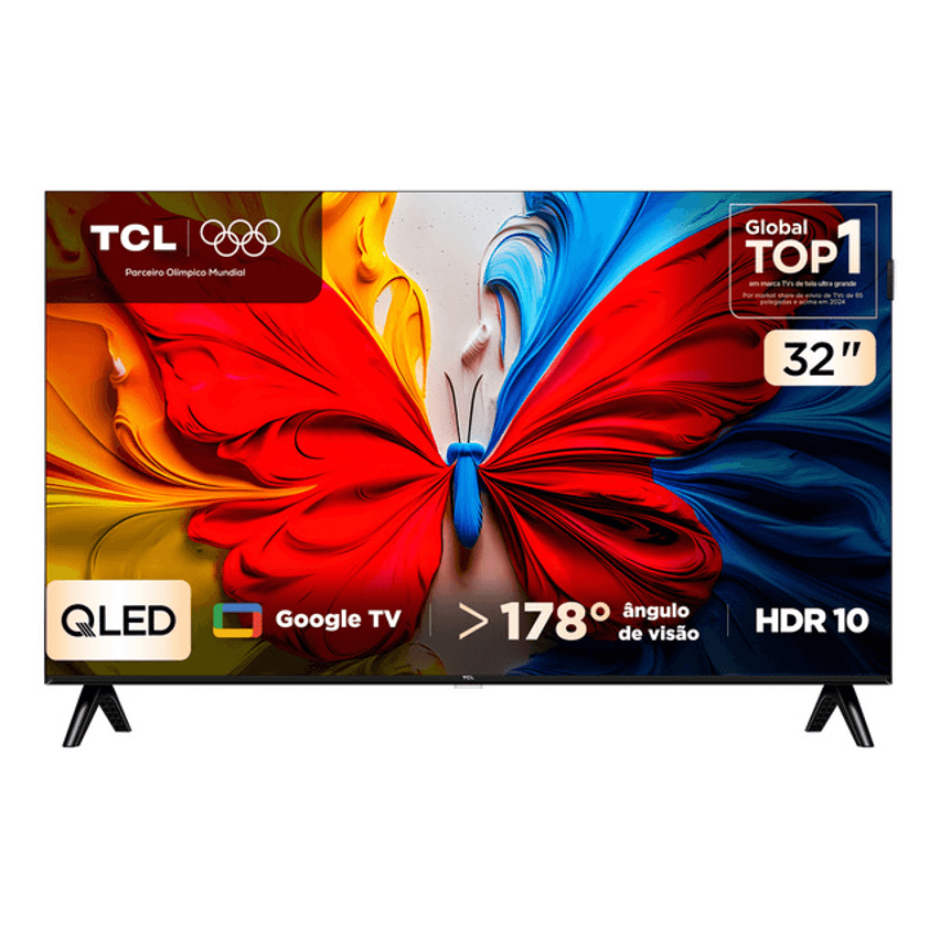 Smart Tv 32 Polegadas Fhd 32s5k Qled Dolby Audio Tcl