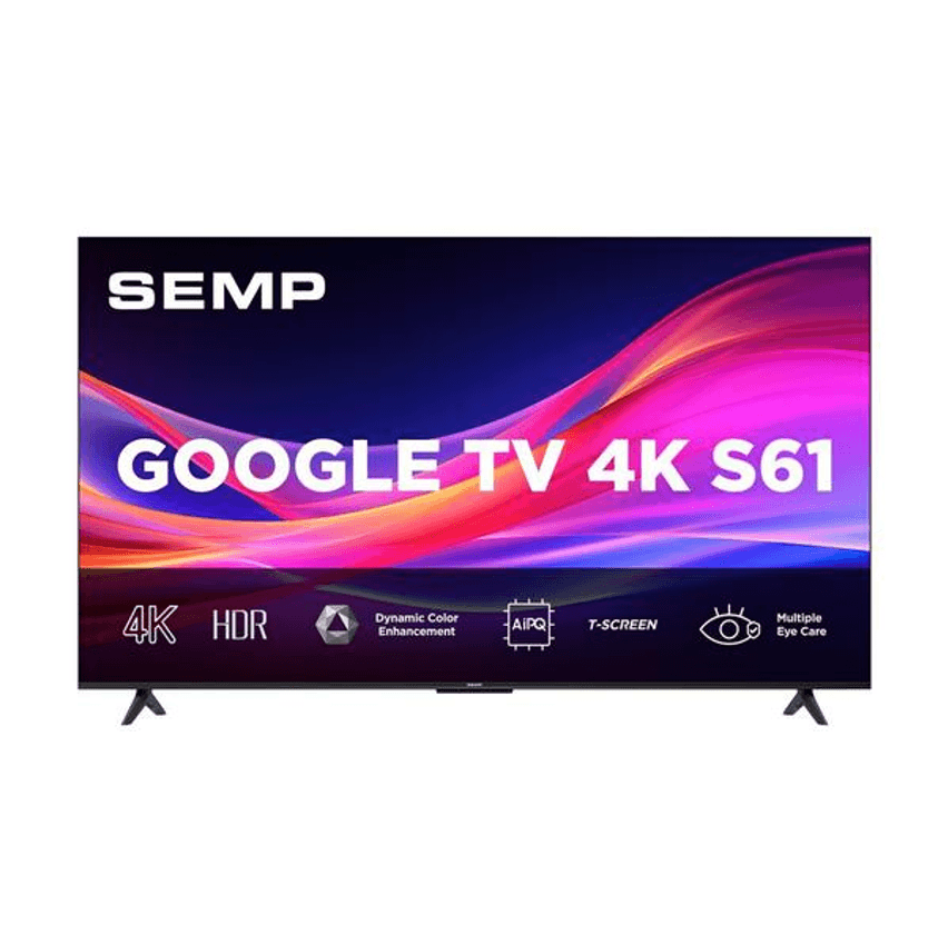 Smart TV 50” 4K SEMP 50S61 Google TV Hdr Uhd 4k Hdmi