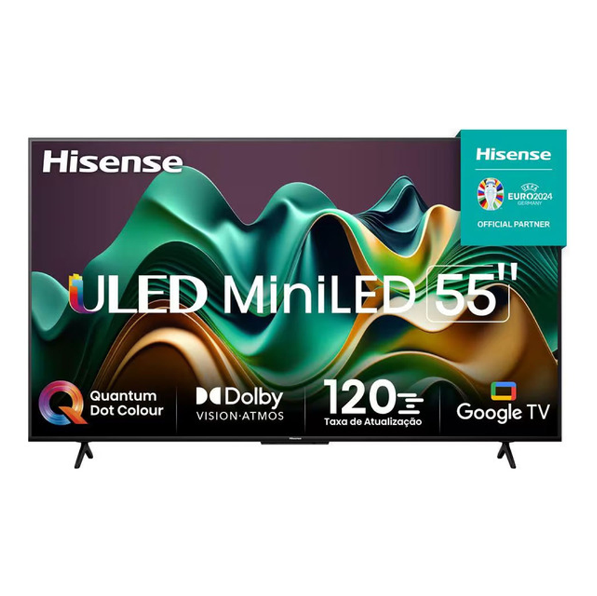 Smart Tv 55 Hisense Ultra Hd 4k Mini Led U6n Google Tv