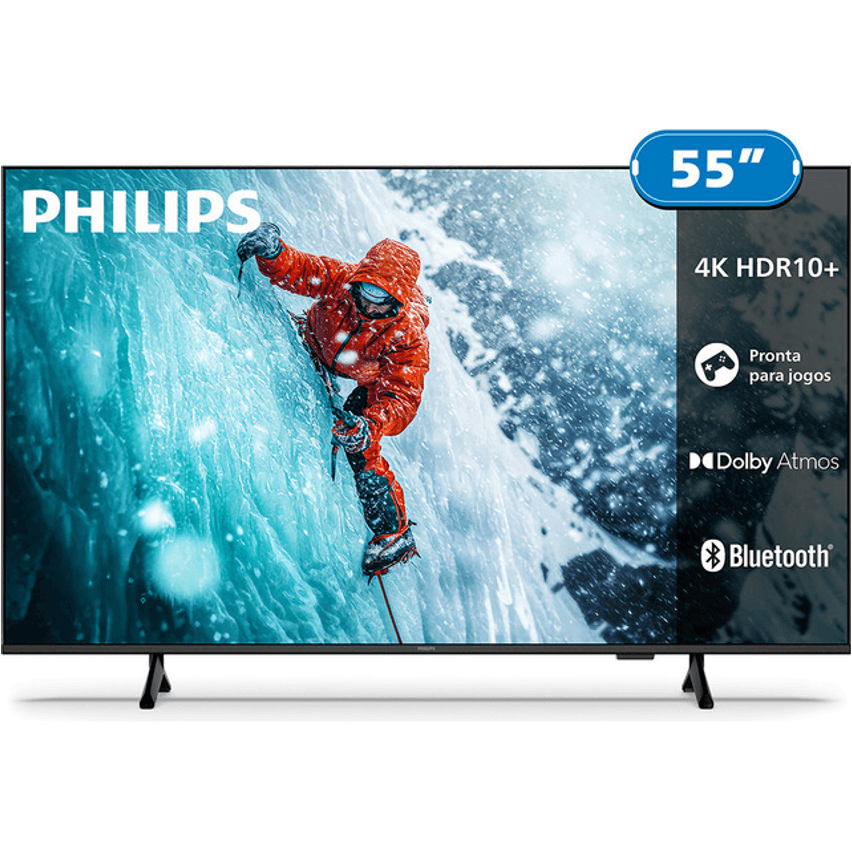 Smart Tv 55 Polegadas 4k Philips 55pug7300/78 Titan Os