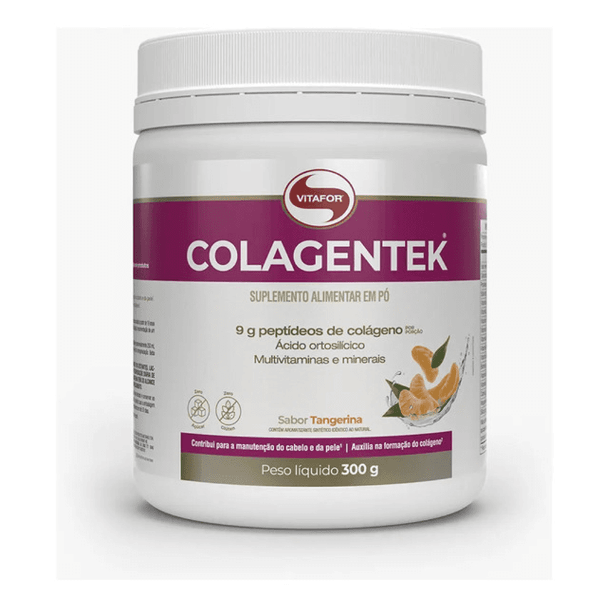 Suplemento Alimentar Colagentek Tangerina 300g Vitafor