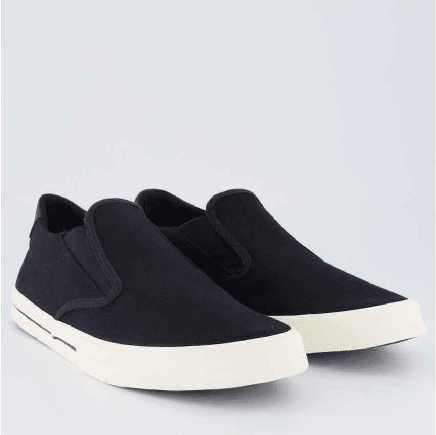 Tênis Aramis Flat Yacht Masculino Slip-on Preto