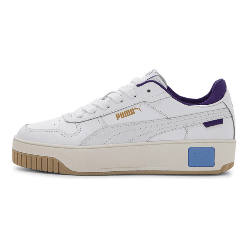 Tênis Carina Street Bdp Puma Branco E Roxo Liso 37 Br