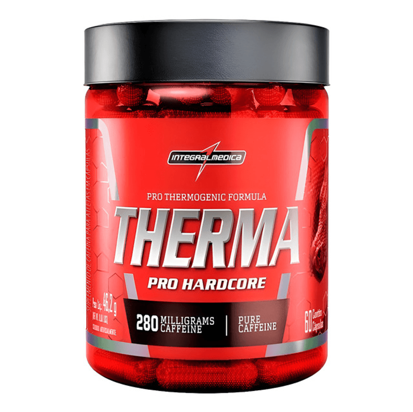Therma Pro Hardcore 60 Capsulas Cafeina  Capsulas