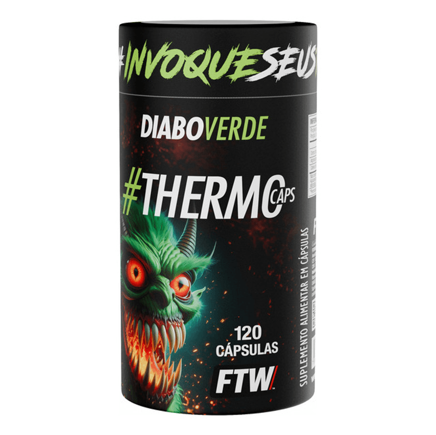 Thermocaps 120 Cápsulas Diabo Verde - Ftw Sem Sabor