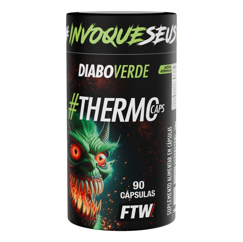 #thermocaps Pote 90caps Ftw - Diabo Verde Sem Sabor