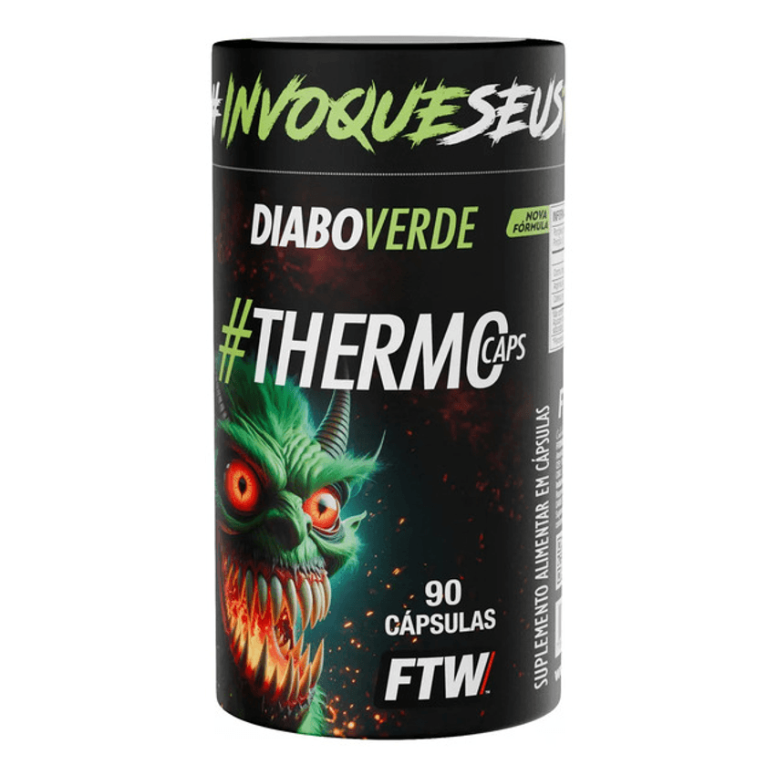 #thermocaps Pote 90caps Ftw - Diabo Verde Sem Sabor