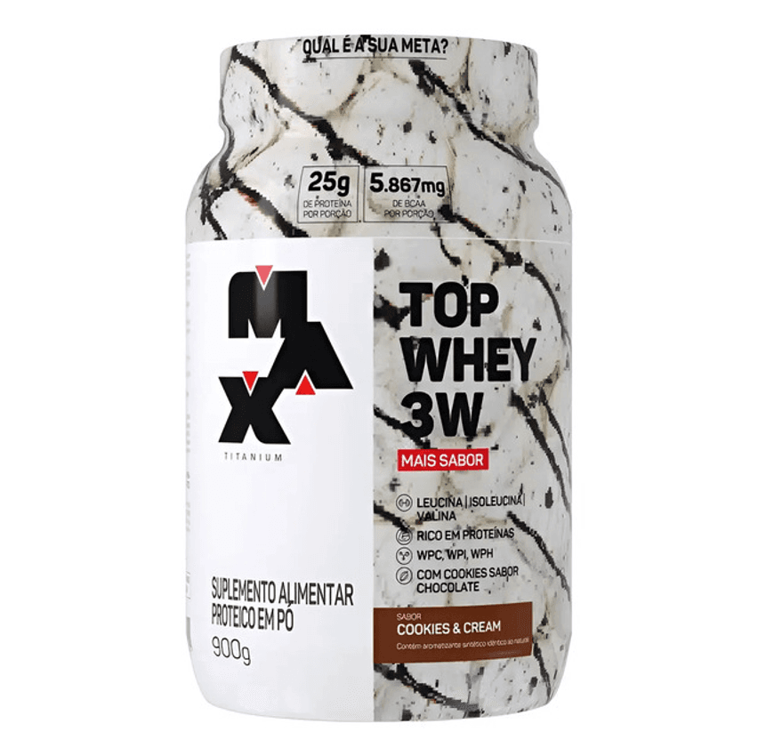 Top Whey 3w + Performance 900g Max Titanium